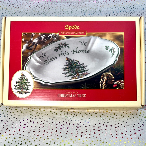 Spode Christmas Tree Dish - Picture 2 of 6